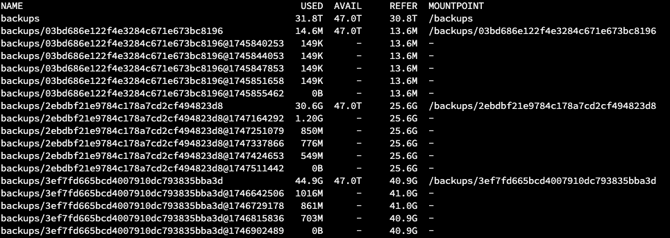 Klonování snapshotu zpět do VM